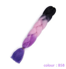 Multicolor Ombre Synthetic Hair Braiding Extensions - Ra The Boutique -  - #tag1# - #tag2#