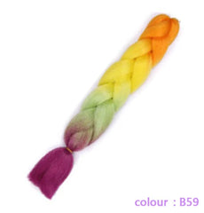 Multicolor Ombre Synthetic Hair Braiding Extensions - Ra The Boutique -  - #tag1# - #tag2#