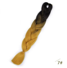 Multicolor Ombre Synthetic Hair Braiding Extensions - Ra The Boutique -  - #tag1# - #tag2#