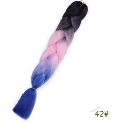 Multicolor Ombre Synthetic Hair Braiding Extensions - Ra The Boutique -  - #tag1# - #tag2#