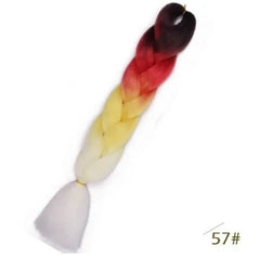 Multicolor Ombre Synthetic Hair Braiding Extensions - Ra The Boutique -  - #tag1# - #tag2#
