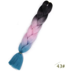 Multicolor Ombre Synthetic Hair Braiding Extensions - Ra The Boutique -  - #tag1# - #tag2#