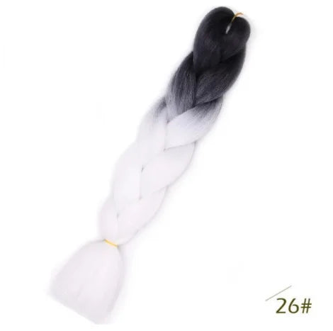 Multicolor Ombre Synthetic Hair Braiding Extensions - Ra The Boutique -  - #tag1# - #tag2#