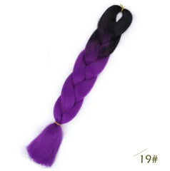 Multicolor Ombre Synthetic Hair Braiding Extensions - Ra The Boutique -  - #tag1# - #tag2#