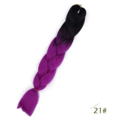 Multicolor Ombre Synthetic Hair Braiding Extensions - Ra The Boutique -  - #tag1# - #tag2#