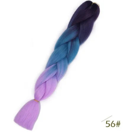 Multicolor Ombre Synthetic Hair Braiding Extensions - Ra The Boutique -  - #tag1# - #tag2#