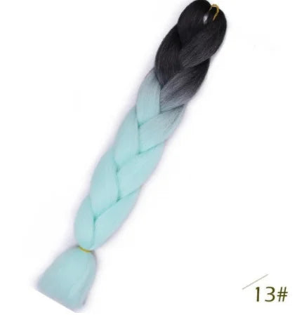 Multicolor Ombre Synthetic Hair Braiding Extensions - Ra The Boutique -  - #tag1# - #tag2#