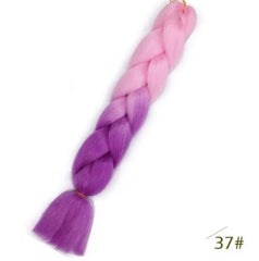 Multicolor Ombre Synthetic Hair Braiding Extensions - Ra The Boutique -  - #tag1# - #tag2#
