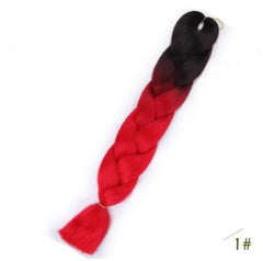 Multicolor Ombre Synthetic Hair Braiding Extensions - Ra The Boutique -  - #tag1# - #tag2#