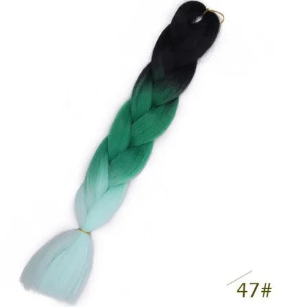 Multicolor Ombre Synthetic Hair Braiding Extensions - Ra The Boutique -  - #tag1# - #tag2#