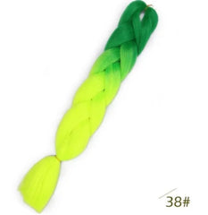 Multicolor Ombre Synthetic Hair Braiding Extensions - Ra The Boutique -  - #tag1# - #tag2#