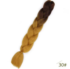 Multicolor Ombre Synthetic Hair Braiding Extensions - Ra The Boutique -  - #tag1# - #tag2#