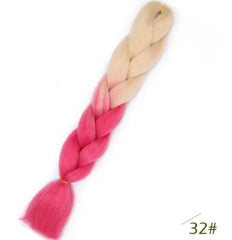 Multicolor Ombre Synthetic Hair Braiding Extensions - Ra The Boutique -  - #tag1# - #tag2#