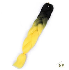 Multicolor Ombre Synthetic Hair Braiding Extensions - Ra The Boutique -  - #tag1# - #tag2#