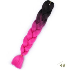 Multicolor Ombre Synthetic Hair Braiding Extensions - Ra The Boutique -  - #tag1# - #tag2#