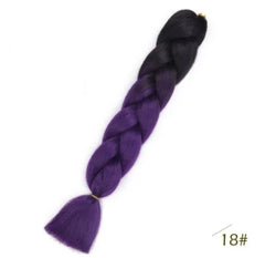 Multicolor Ombre Synthetic Hair Braiding Extensions - Ra The Boutique -  - #tag1# - #tag2#