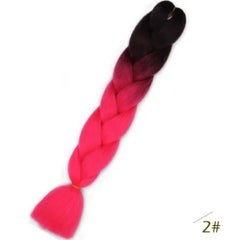 Multicolor Ombre Synthetic Hair Braiding Extensions - Ra The Boutique -  - #tag1# - #tag2#