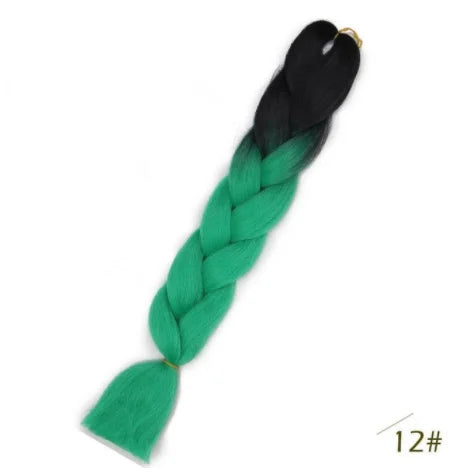 Multicolor Ombre Synthetic Hair Braiding Extensions - Ra The Boutique -  - #tag1# - #tag2#
