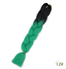 Multicolor Ombre Synthetic Hair Braiding Extensions - Ra The Boutique -  - #tag1# - #tag2#