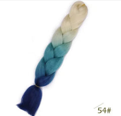 Multicolor Ombre Synthetic Hair Braiding Extensions - Ra The Boutique -  - #tag1# - #tag2#