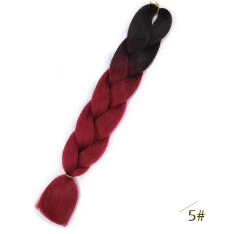 Multicolor Ombre Synthetic Hair Braiding Extensions - Ra The Boutique -  - #tag1# - #tag2#