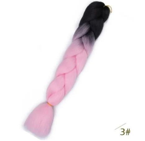 Multicolor Ombre Synthetic Hair Braiding Extensions - Ra The Boutique -  - #tag1# - #tag2#