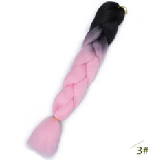 Multicolor Ombre Synthetic Hair Braiding Extensions - Ra The Boutique -  - #tag1# - #tag2#