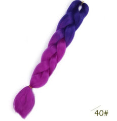 Multicolor Ombre Synthetic Hair Braiding Extensions - Ra The Boutique -  - #tag1# - #tag2#
