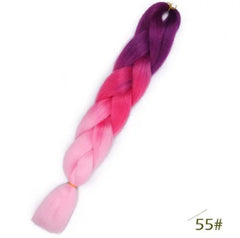 Multicolor Ombre Synthetic Hair Braiding Extensions - Ra The Boutique -  - #tag1# - #tag2#