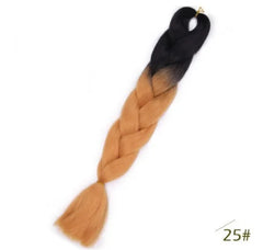 Multicolor Ombre Synthetic Hair Braiding Extensions - Ra The Boutique -  - #tag1# - #tag2#