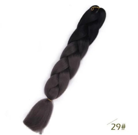 Multicolor Ombre Synthetic Hair Braiding Extensions - Ra The Boutique -  - #tag1# - #tag2#