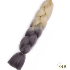 Multicolor Ombre Synthetic Hair Braiding Extensions - Ra The Boutique -  - #tag1# - #tag2#
