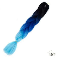 Multicolor Ombre Synthetic Hair Braiding Extensions - Ra The Boutique -  - #tag1# - #tag2#