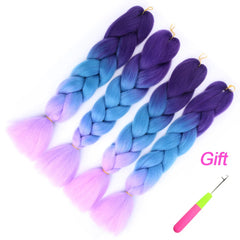 Multicolor Ombre Synthetic Hair Braiding Extensions - Ra The Boutique -  - #tag1# - #tag2#