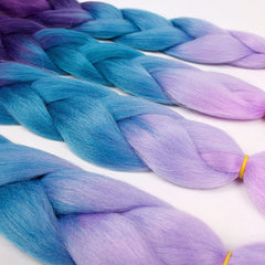 Multicolor Ombre Synthetic Hair Braiding Extensions - Ra The Boutique -  - #tag1# - #tag2#