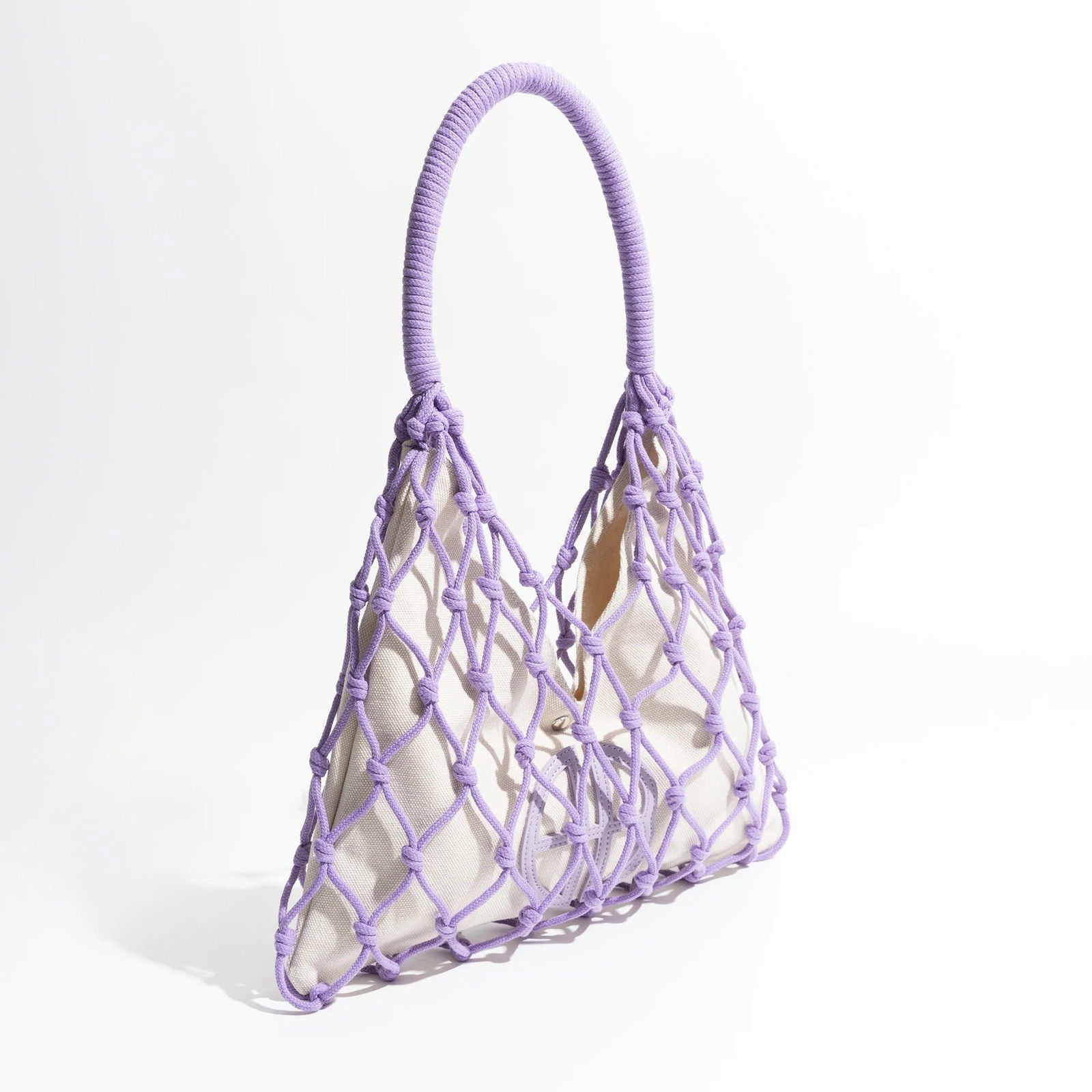 Canvas and Cotton Rope Knot Bag - Ra The Boutique