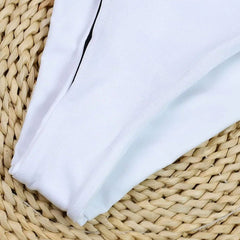 Contrast Color Block High Cut One Piece Swimsuit - ready for review - Ra The Boutique - 