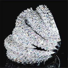 Diamante Jewel Encrusted Oversized Statement Cocktail Ring - Ra The Boutique
