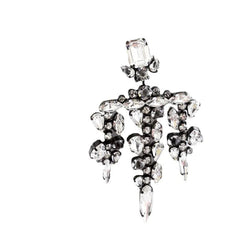 Diamante Rhinestone Bling Oversized Statement Earrings - Ra The Boutique