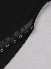 Edgy Vegan Leather Harness Dress - Ra The Boutique - 