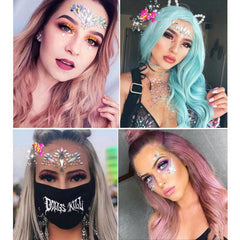 Fancy Festival Jewel Face and Body Decals - Ra The Boutique