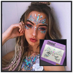 Fancy Festival Jewel Face and Body Decals - Ra The Boutique