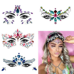 Fancy Festival Jewel Face and Body Decals - Ra The Boutique