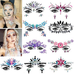 Fancy Festival Jewel Face and Body Decals - Ra The Boutique