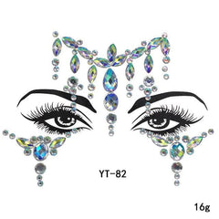 Fancy Festival Jewel Face and Body Decals - Ra The Boutique
