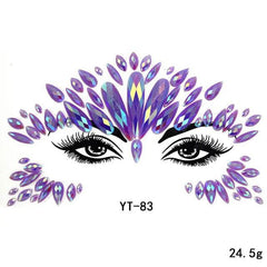 Fancy Festival Jewel Face and Body Decals - Ra The Boutique