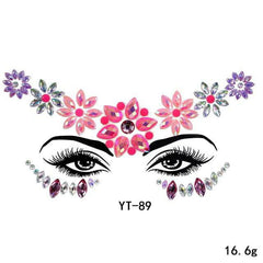 Fancy Festival Jewel Face and Body Decals - Ra The Boutique