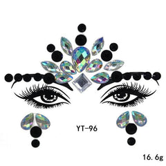 Fancy Festival Jewel Face and Body Decals - Ra The Boutique