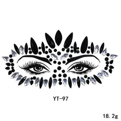 Fancy Festival Jewel Face and Body Decals - Ra The Boutique