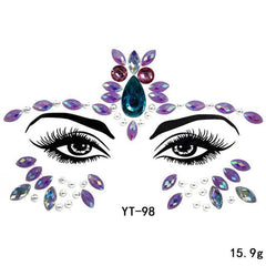 Fancy Festival Jewel Face and Body Decals - Ra The Boutique
